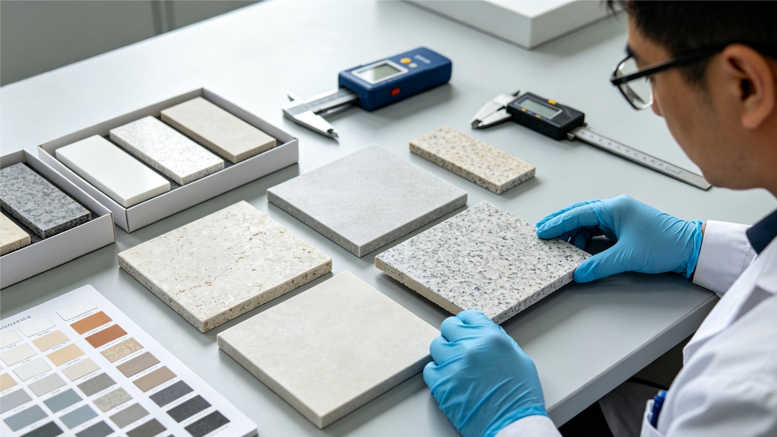 YASIQI Porcelain Tile Surface Finishes Matrix
