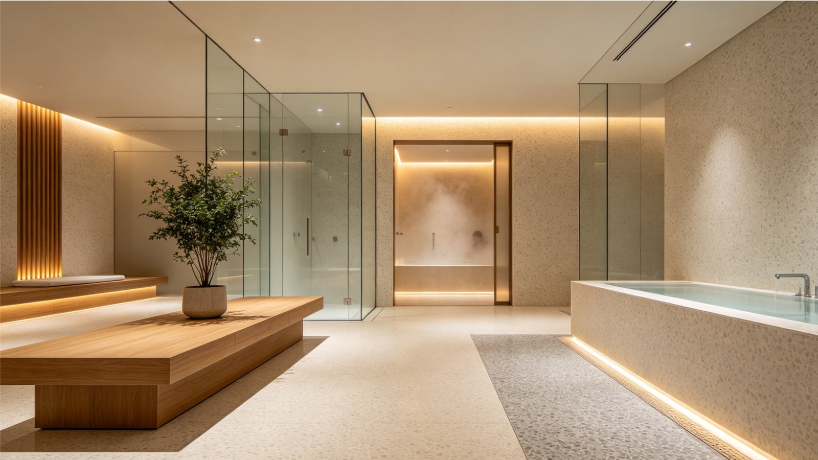 Anti-Slip Shower Porcelain Tiles