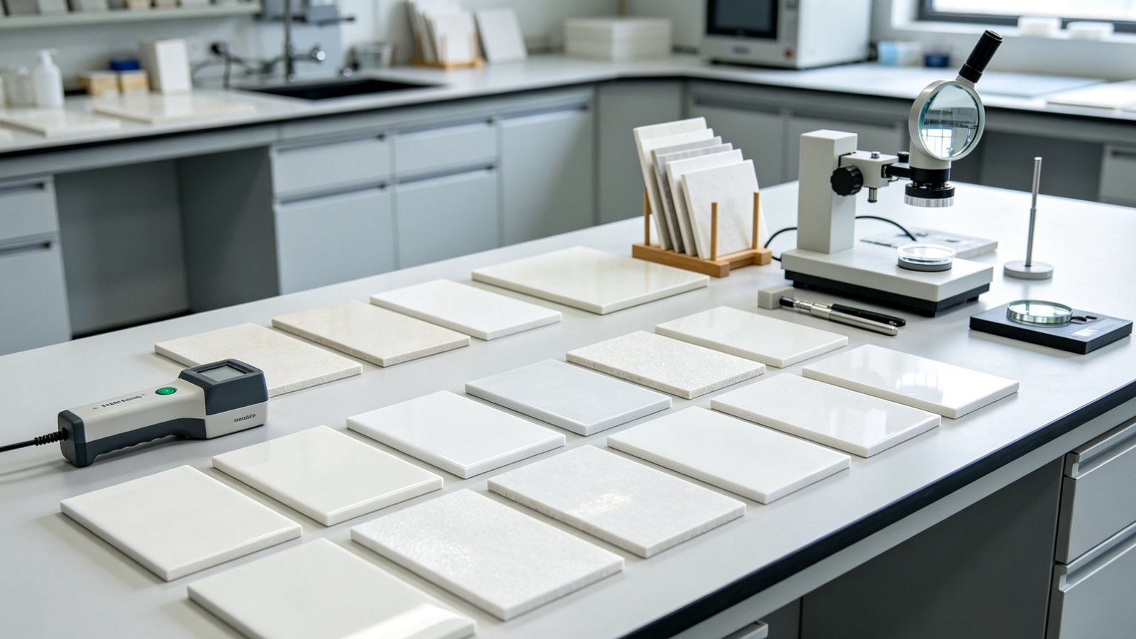 OEM White Porcelain Tile Customization