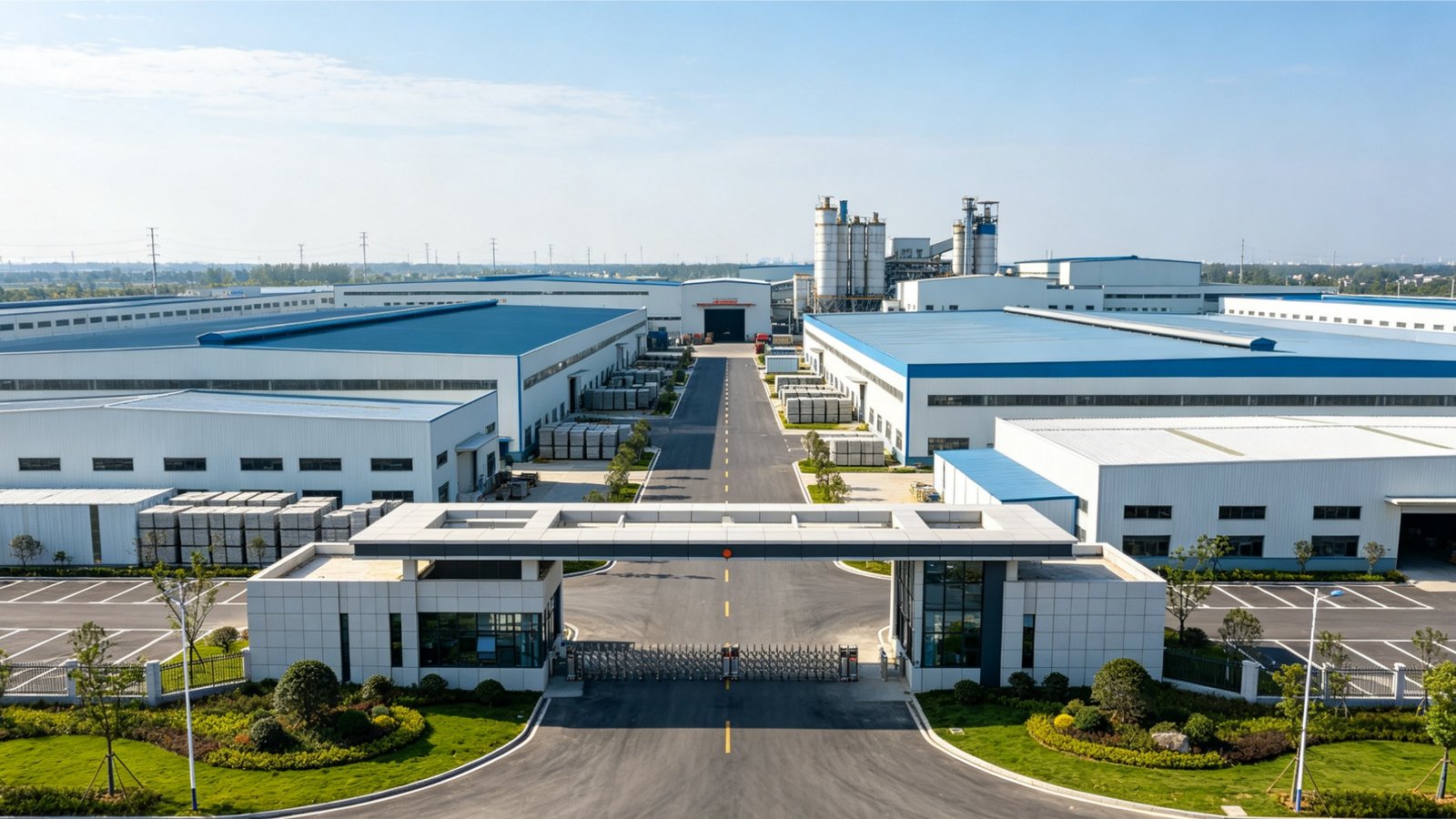 YASIQI automated porcelain tile manufacturing facility in Foshan