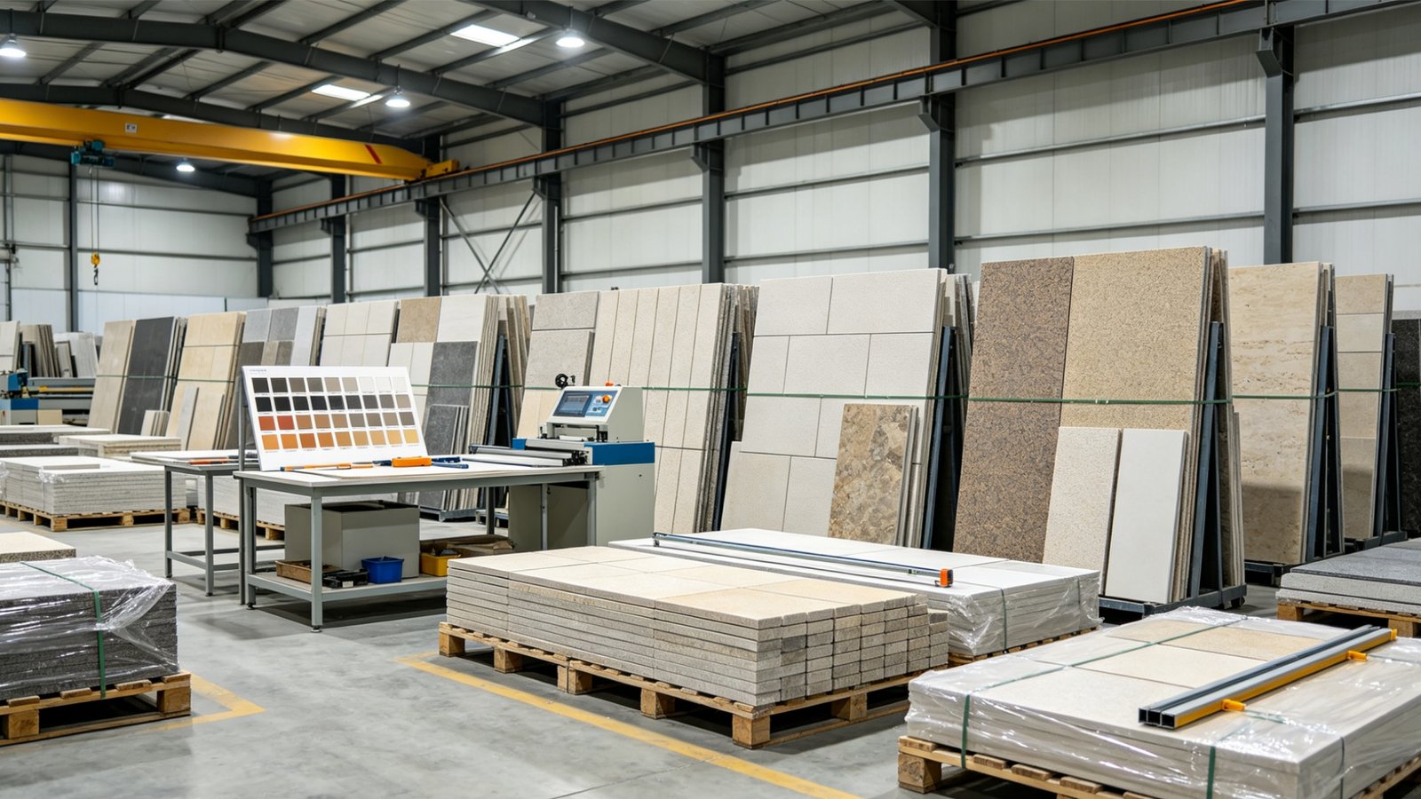 YASIQI Automated Porcelain Tile and Flexible Stone Production Facility