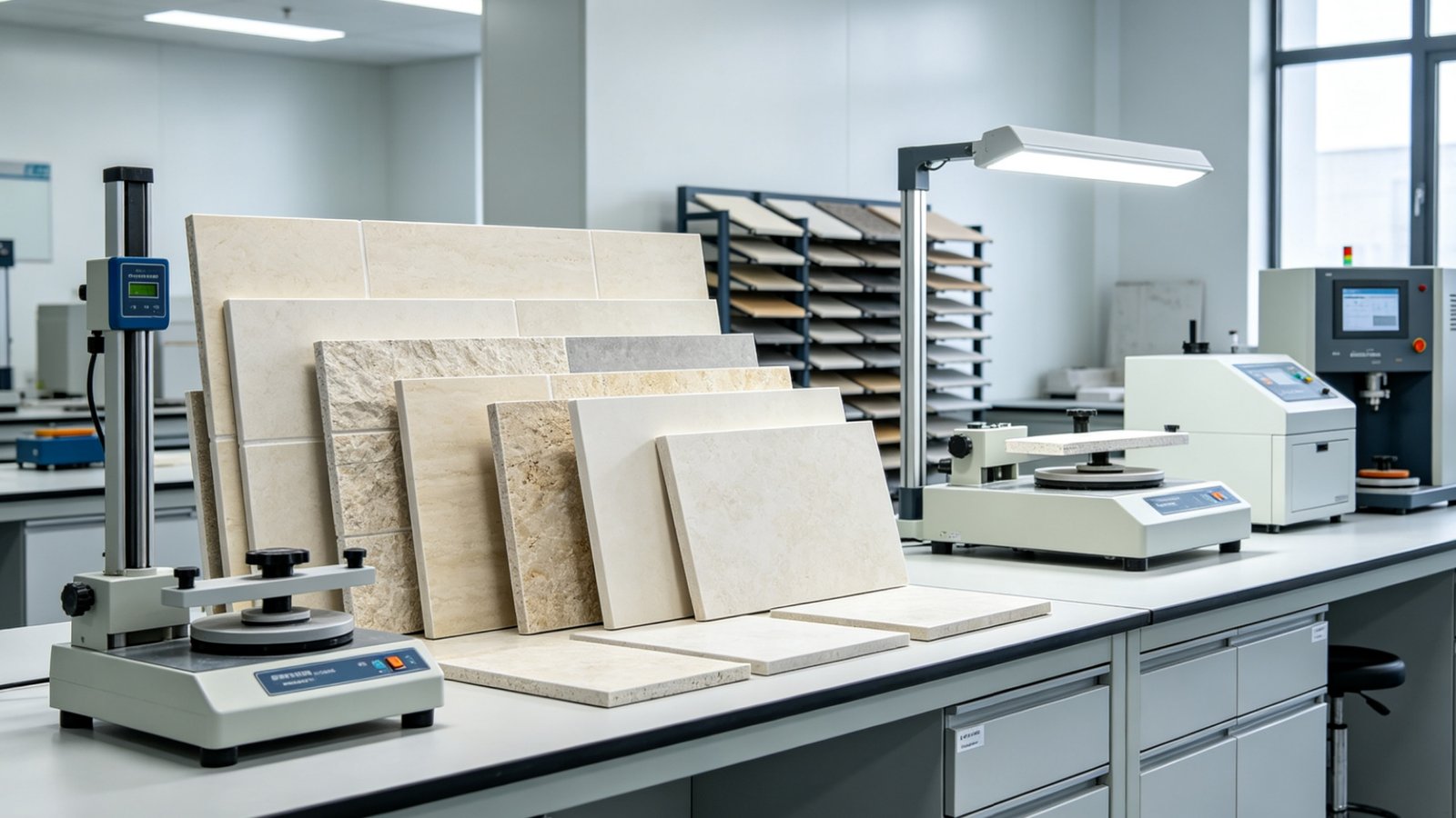 YASIQI tile quality control inspection process in Foshan factory