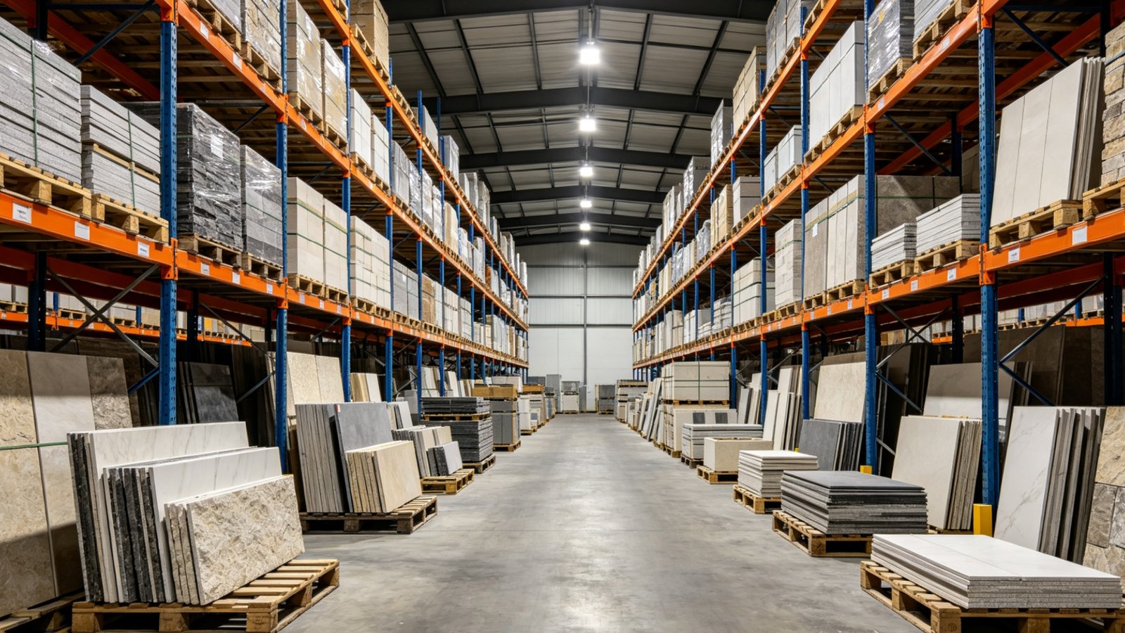 YASIQI Modern Building Materials Warehouse and Container Loading Hub in Foshan
