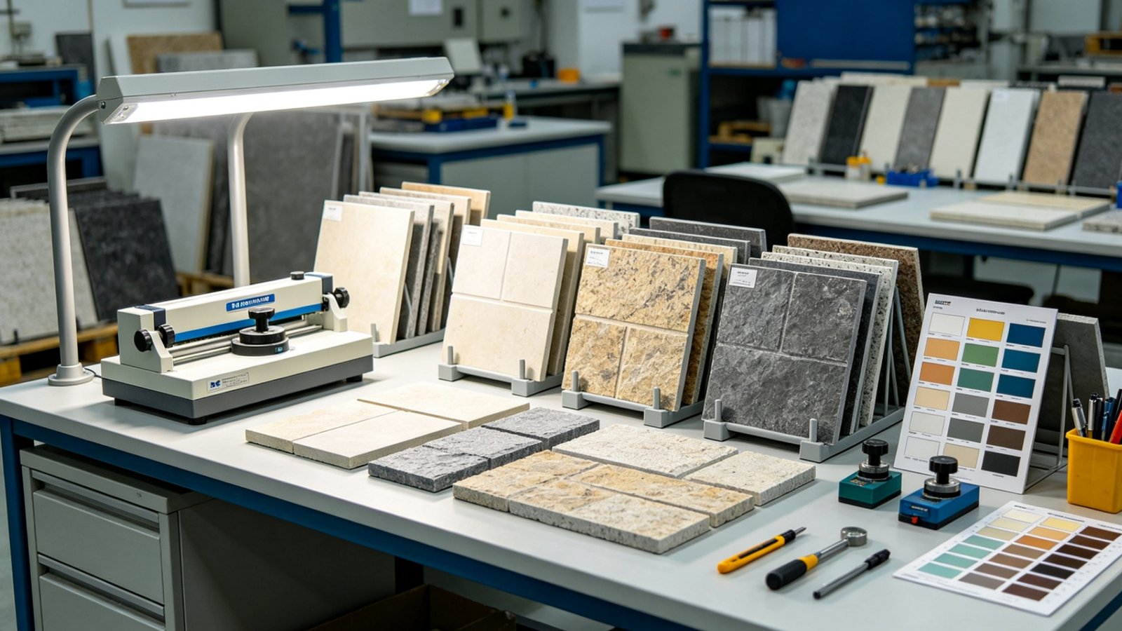YASIQI automated porcelain tile and flexible stone production facility in Foshan