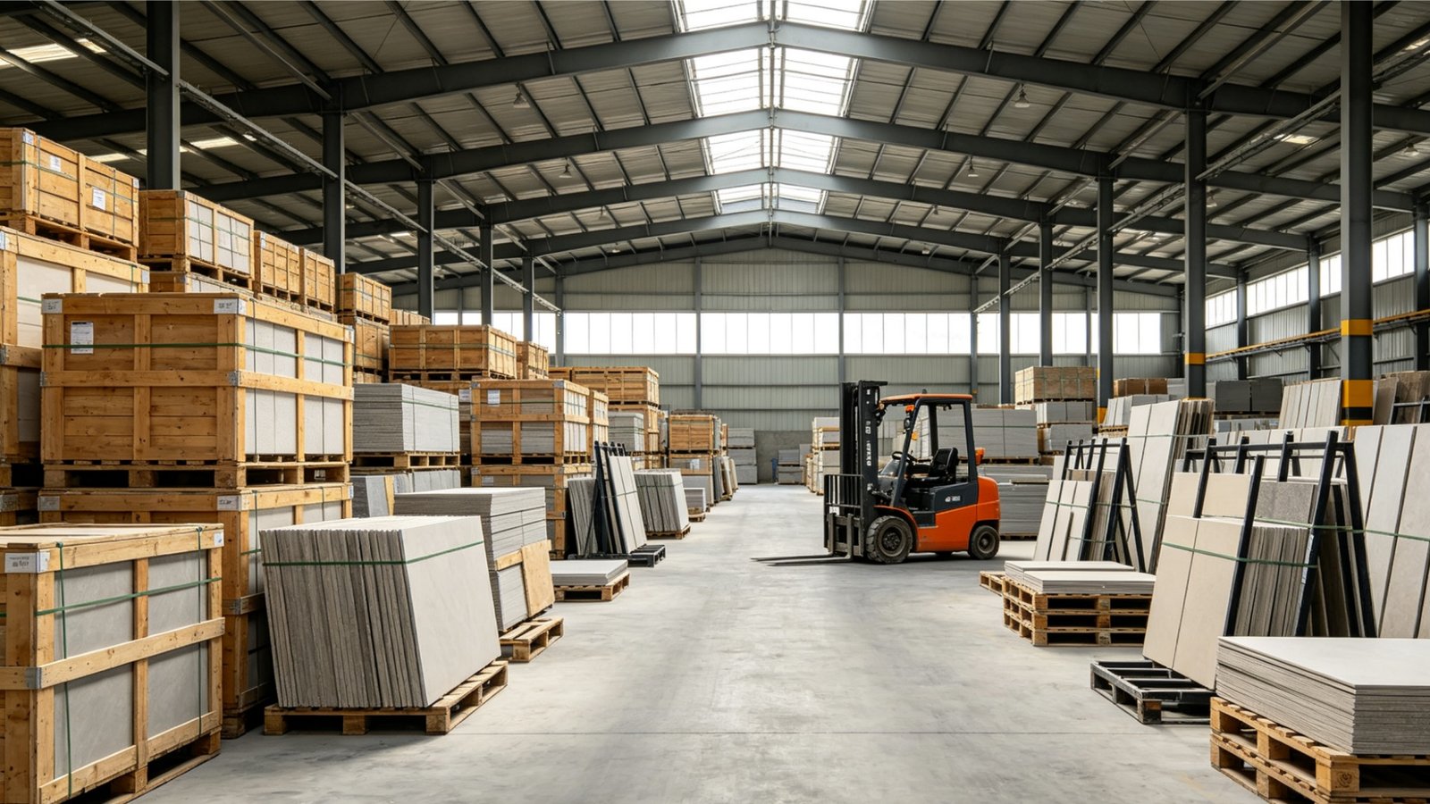 YASIQI Factory Tile Production and QC Facility in Foshan