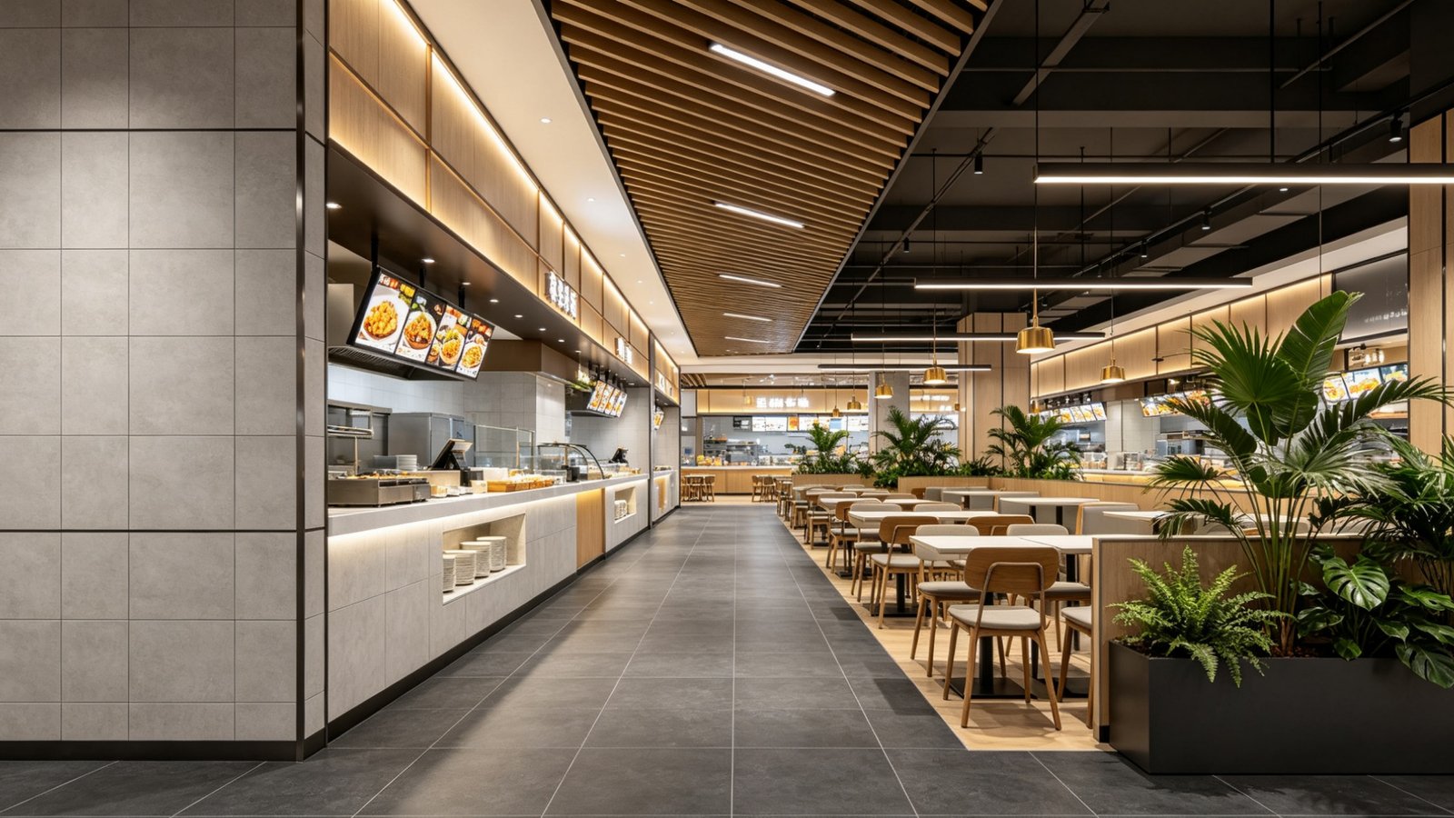 YASIQI Southeast Asian Shopping Mall High-Traffic Porcelain Tile Project