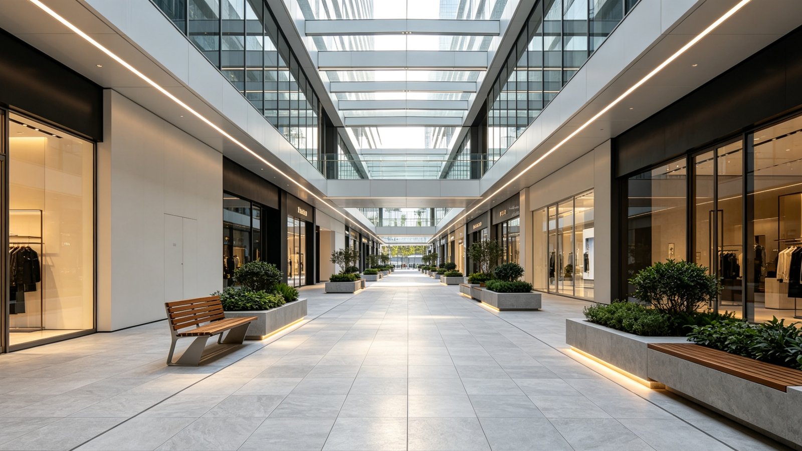 Commercial walkways and public parks paved with heavy-duty 20mm outdoor pavers