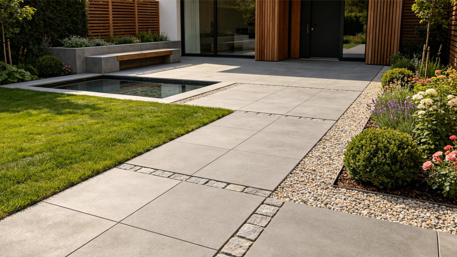 20mm Heavy-Duty Outdoor Porcelain Pavers for Raised Pedestals and Terraces