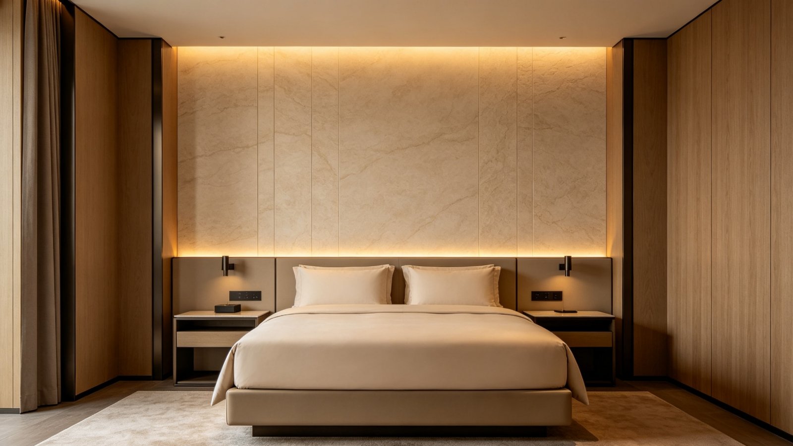 Hospitality surfaces for luxury hotels