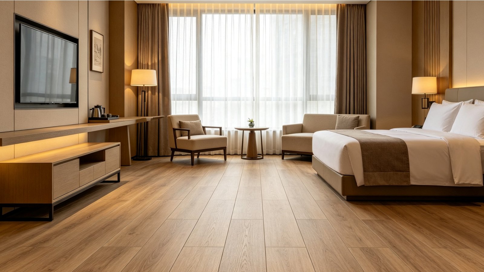 Wood look porcelain tile layout and pattern guide