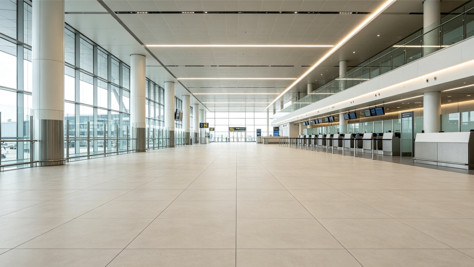 Commercial flooring tile selection for high-traffic shopping malls and transit hubs