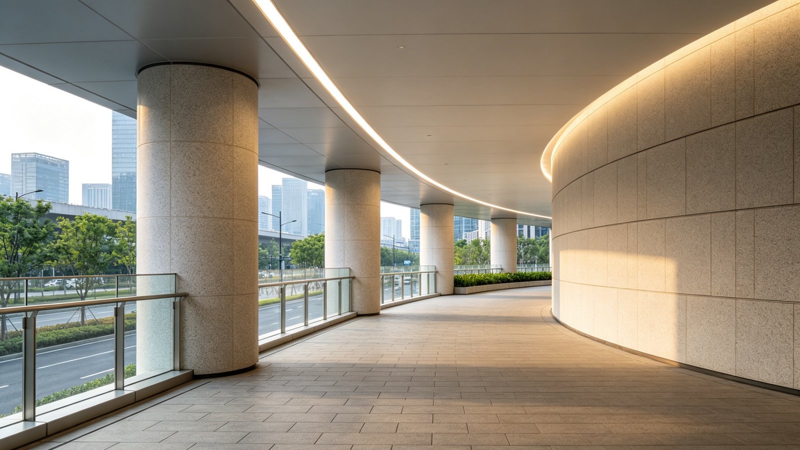 Middle East Commercial Complex Heavy Duty Outdoor Porcelain Pavers